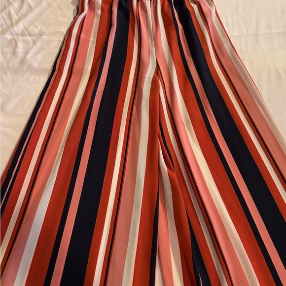 Forever 21 Red and Pink Wide Leg Jumpsuit - Picture 3 of 5